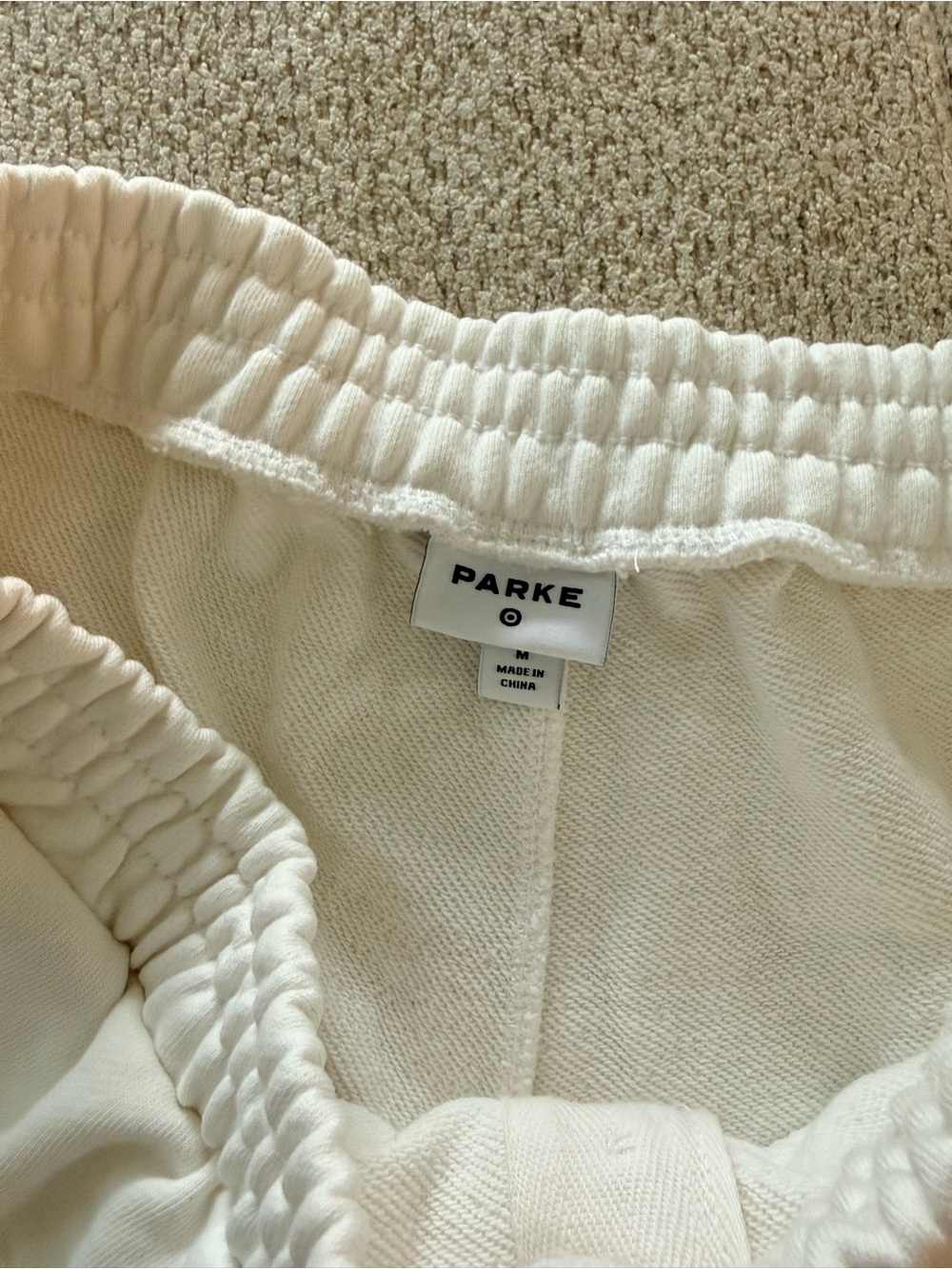 Target x Parke High Rise Boxer Sweatpants - Picture 3 of 5